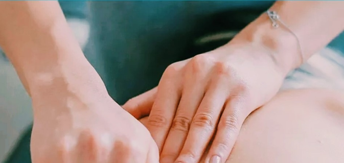 Terapia manual en la espalda
